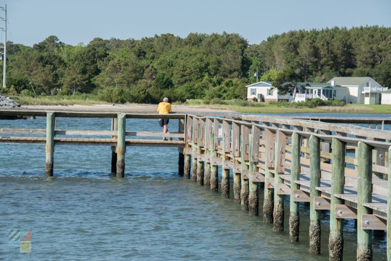 A fishing pier on Harkers Island