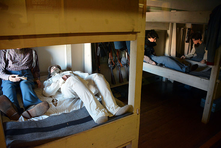 Exhibits at Fort Macon State Park