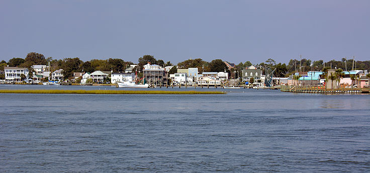 A view of downtown Swansboro, NC