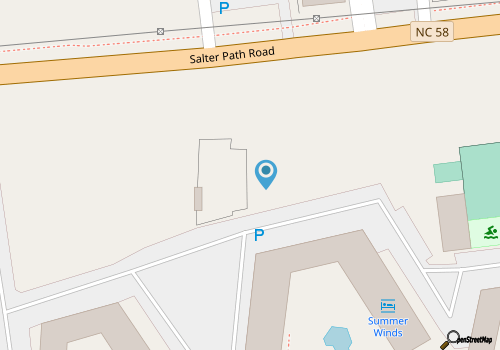 Oceanfront condo with pool, hot tub, gym + many more resort amenities map location