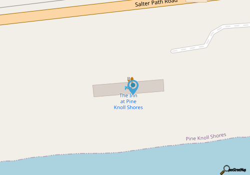 Crystal Coast Oceanfront Hotel map location