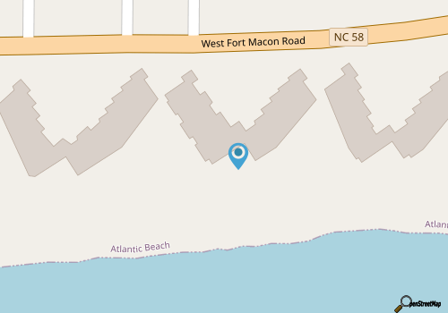 Ocean Front Dunescape Villas Condo! (Dunescape 335) map location