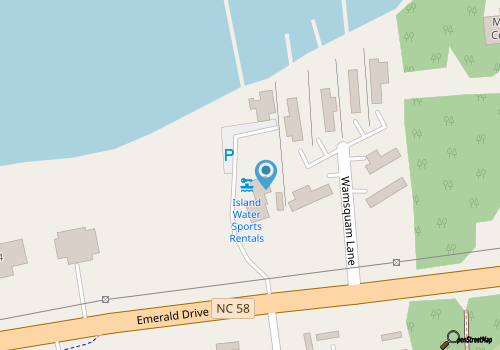 Water Sports Rentals map location