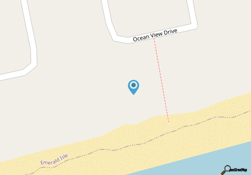 Shell Seekers, Oceanfront House in Emerald Isle, NC! map location