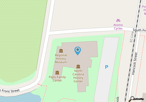 North Carolina History Center map location