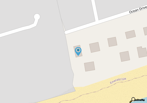 Footprints East, Oceanfront Duplex in Emerald Isle, NC! map location