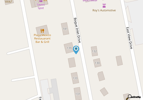 Cooleemee Place South, Oceanside Duplex in Emerald Isle, NC! map location