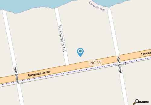 Cozy soundside studio with pool. map location