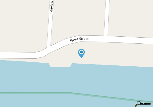 Stunning Front Street Home in Beaufort-1404 Front Street map location