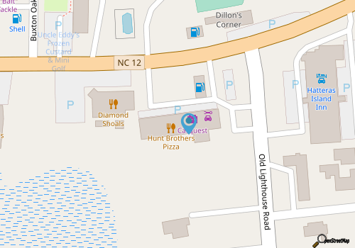 Cape Hatteras Lighthouse map location