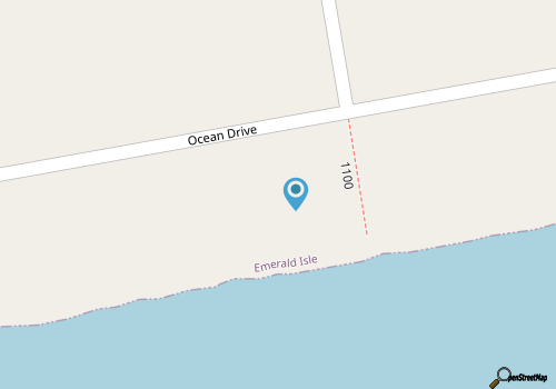 Lazy Haven West-1/2 Oceanfront Duplex and PET FRIENDLY map location
