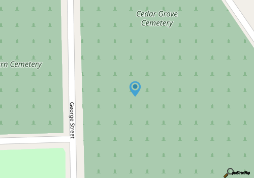 Cedar Grove Cemetery map location