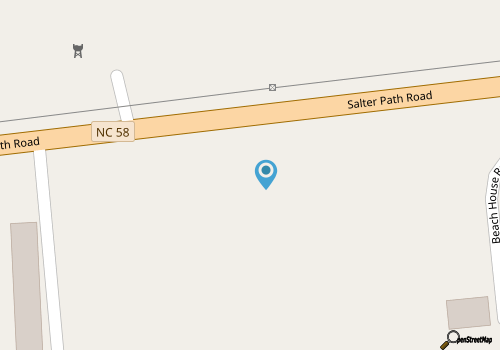 New to VRBO - Charming 3-bedroom Beach Townhome in Pine Knoll Shores, NC map location