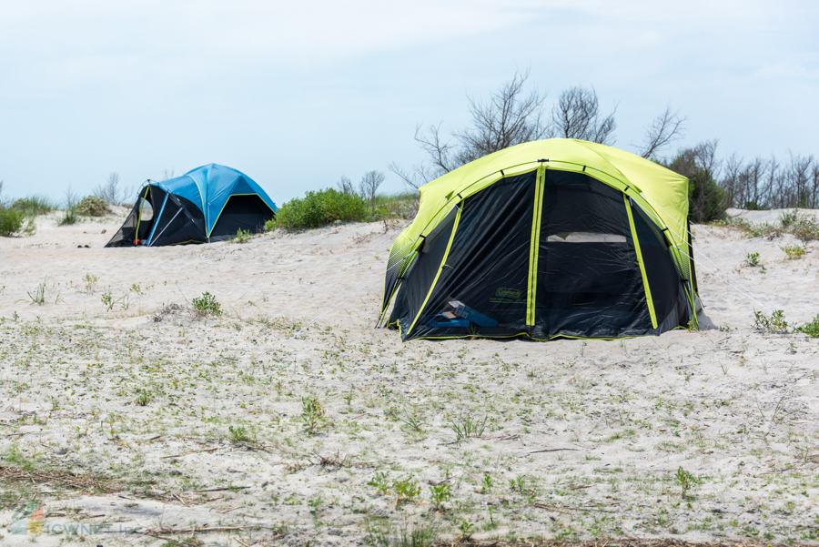 Camping on the Shackleford Banks