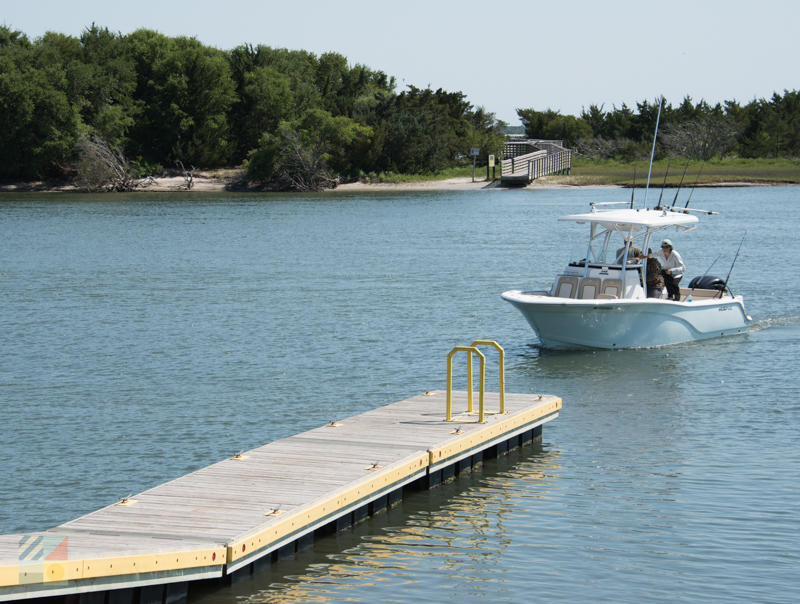 Downtown Beaufort NC boat ramp