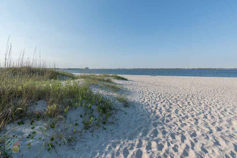 The beach at Fort Macon State Park