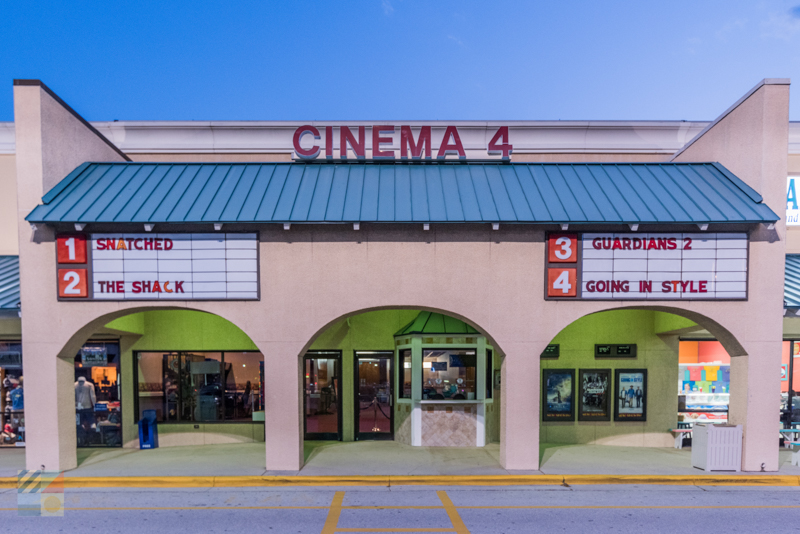 A movie theater in Atlantic Beach, NC
