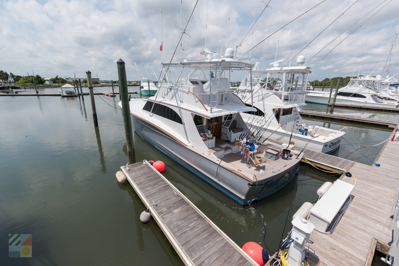 Charter boats in downtown Morehead City