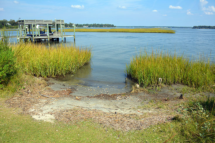 Water view near Swansboro, NC