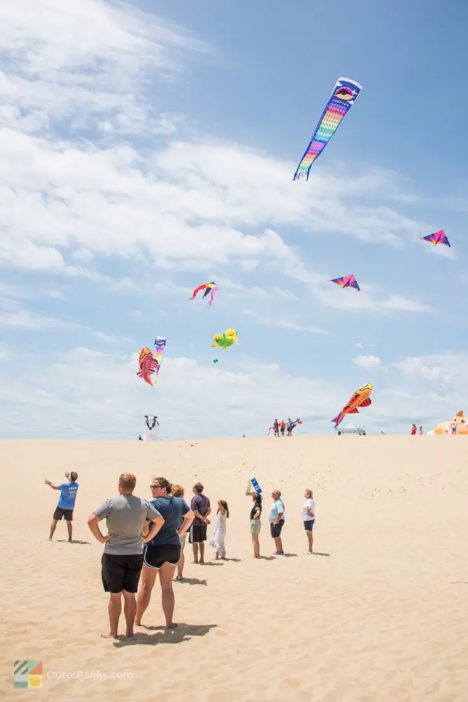 Kitty Hawk Kites festival at Jockey's Ridge State Park