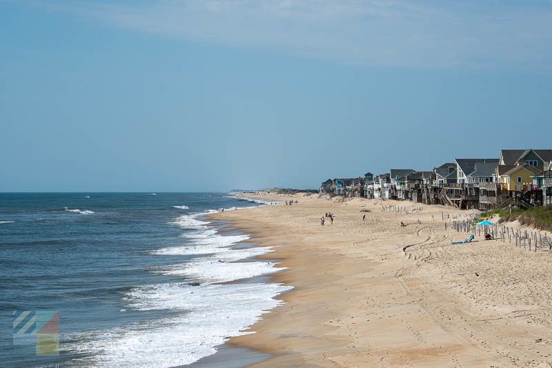 Homes along Cape Hatteras National Seashore