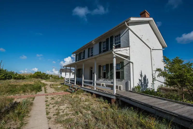 Lightkeepers house at Cape Lookout Lighthouse