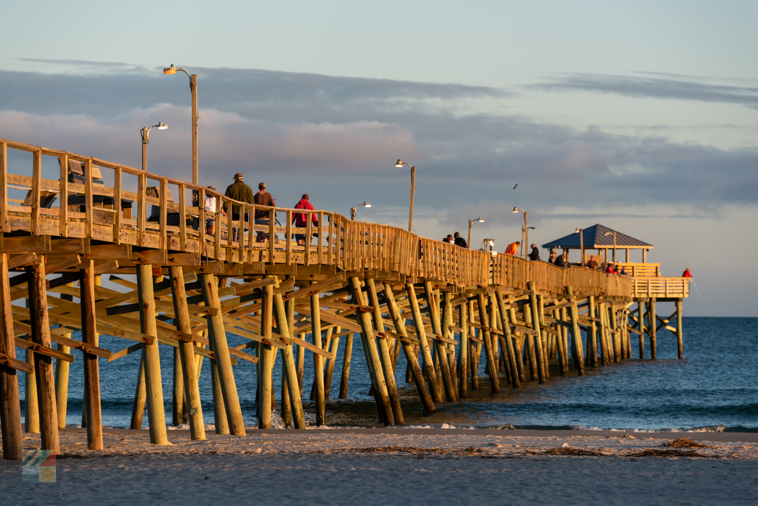 Oceanana Pier adjacent to Atlantic Beach NC