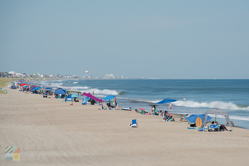 The beach in Emerald Isle, NC