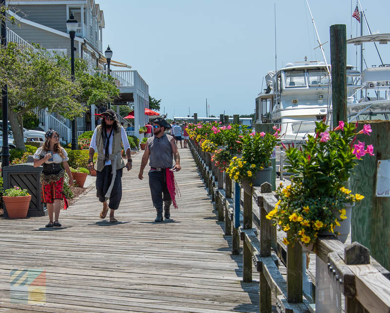 The Beaufort NC waterfront