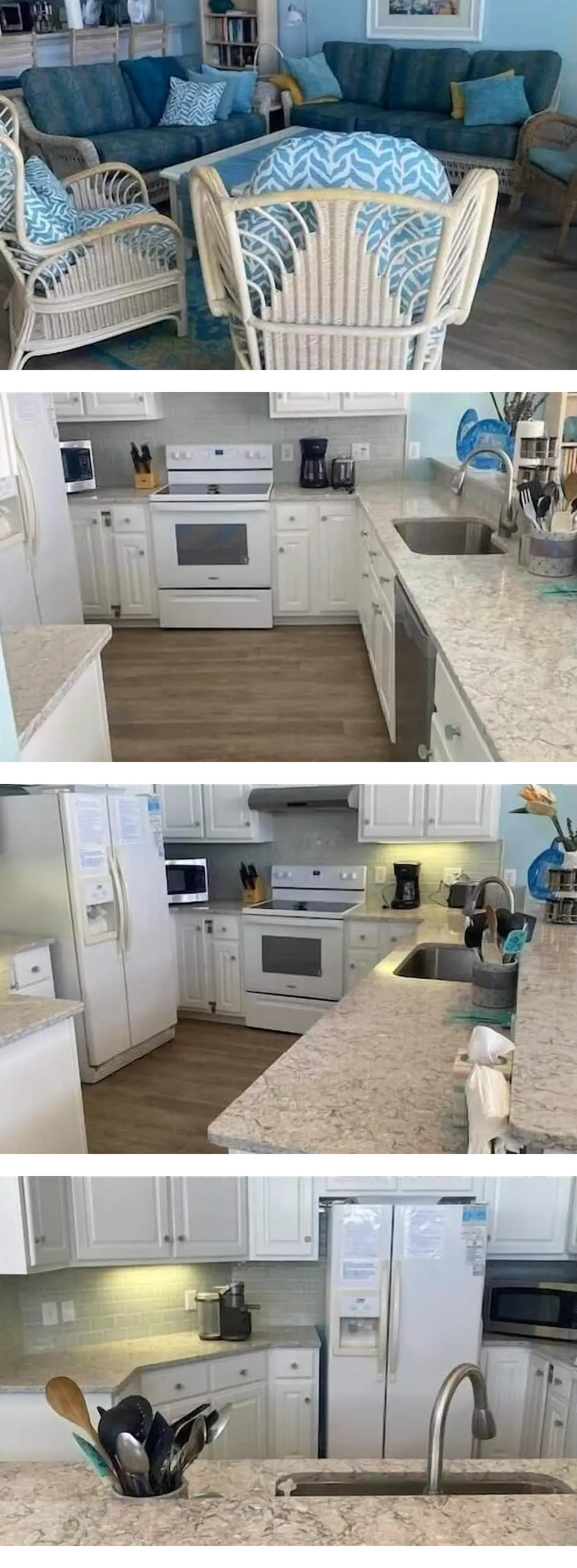 Oceanfront 4 Bedroom, 3 Bath Duplex