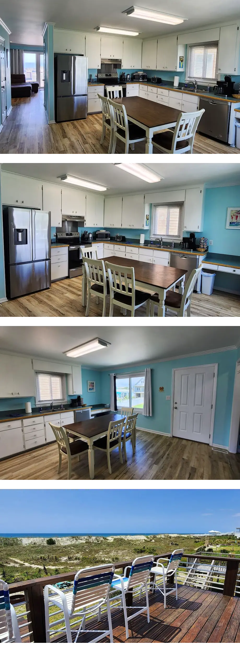 DIRECT OCEANFRONT Duplex with large deck...