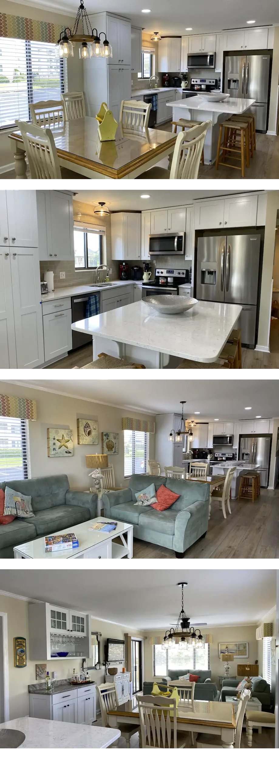 1st flr Oceanfront condo at EI, with 3BR...