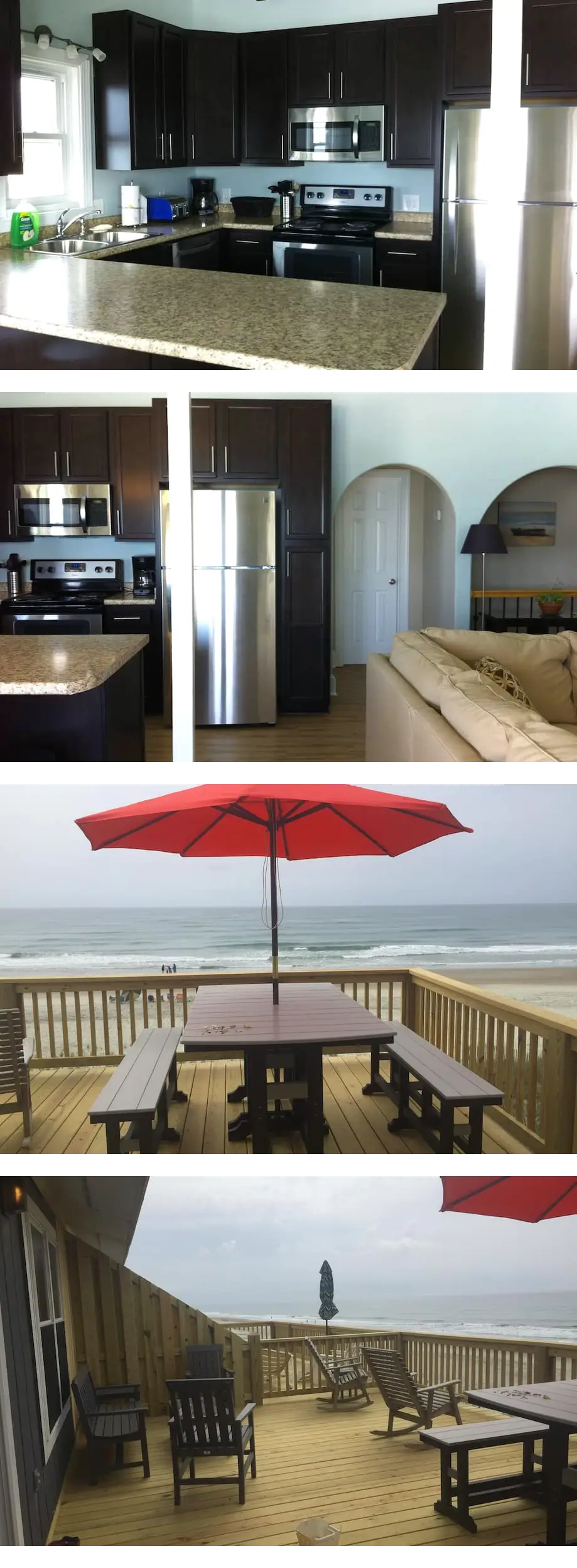 Oceanfront. Enlarged Deck. Great for fam...