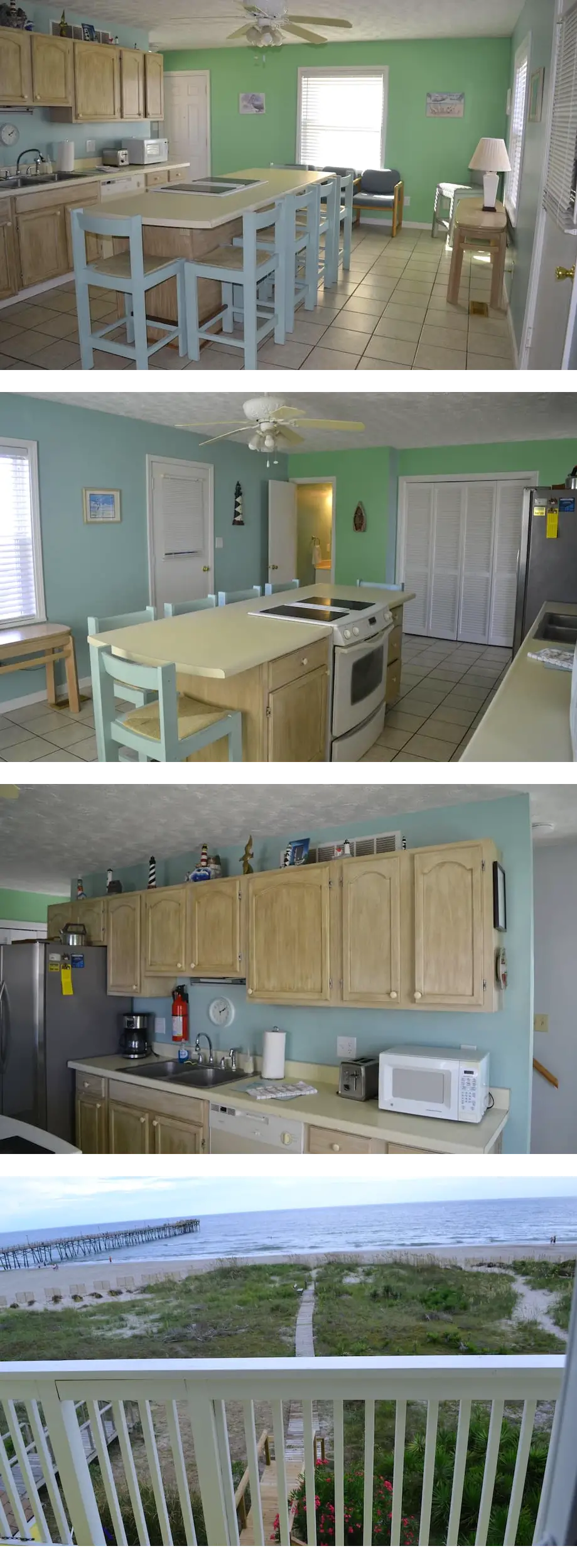 Oceanfront,  beachfront, sleeps 8, surf ...