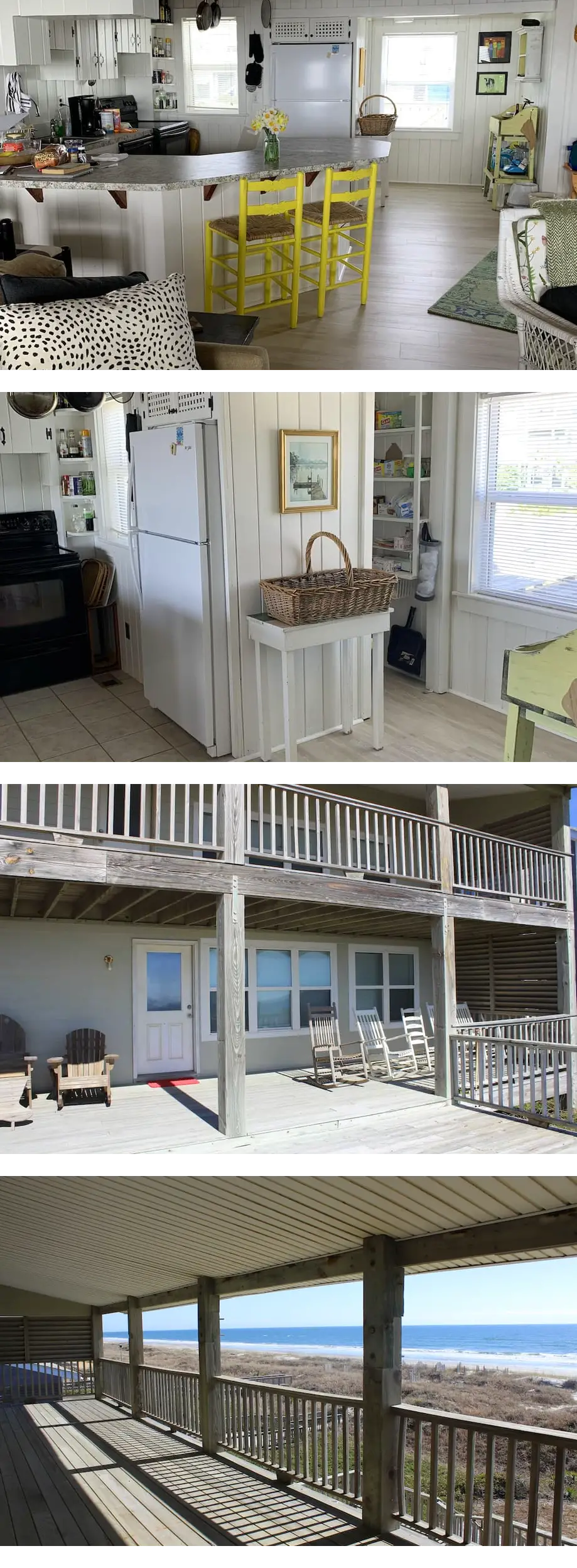 Classic beach house right on the ocean.