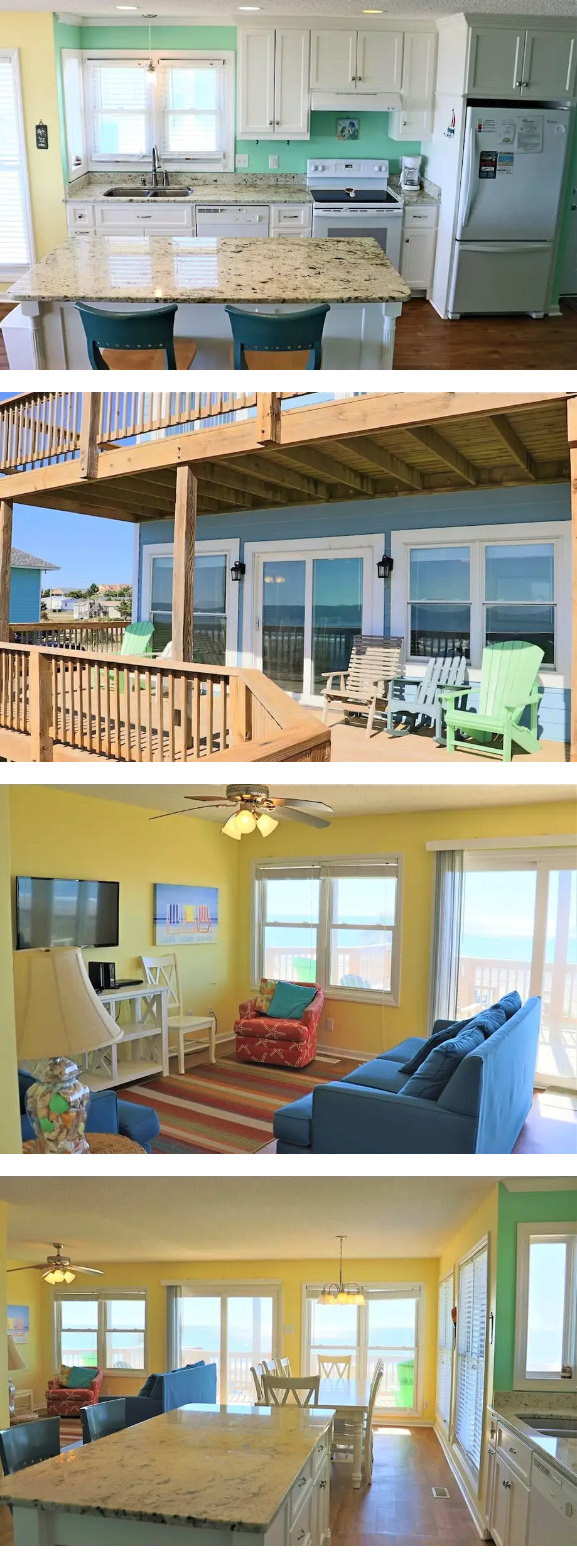 Oceanfront 1/2 duplex located in the hea...