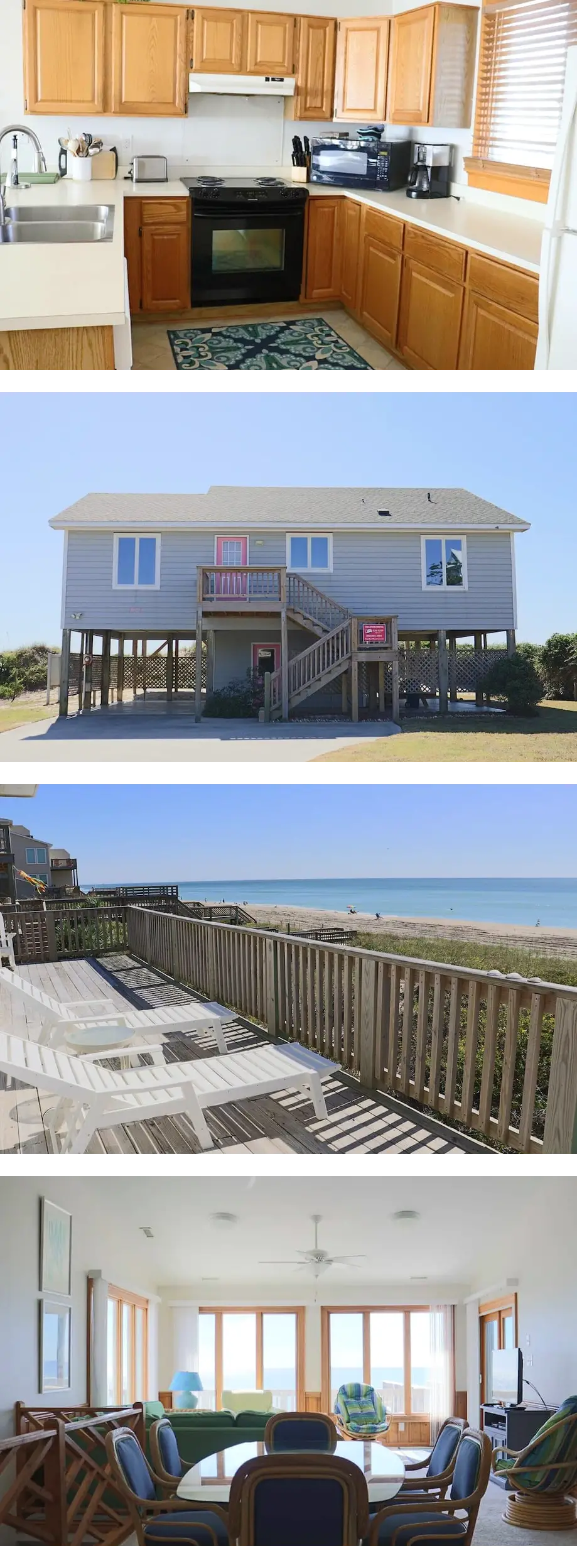 Oceanfront Home in Emerald Isle with Exc...