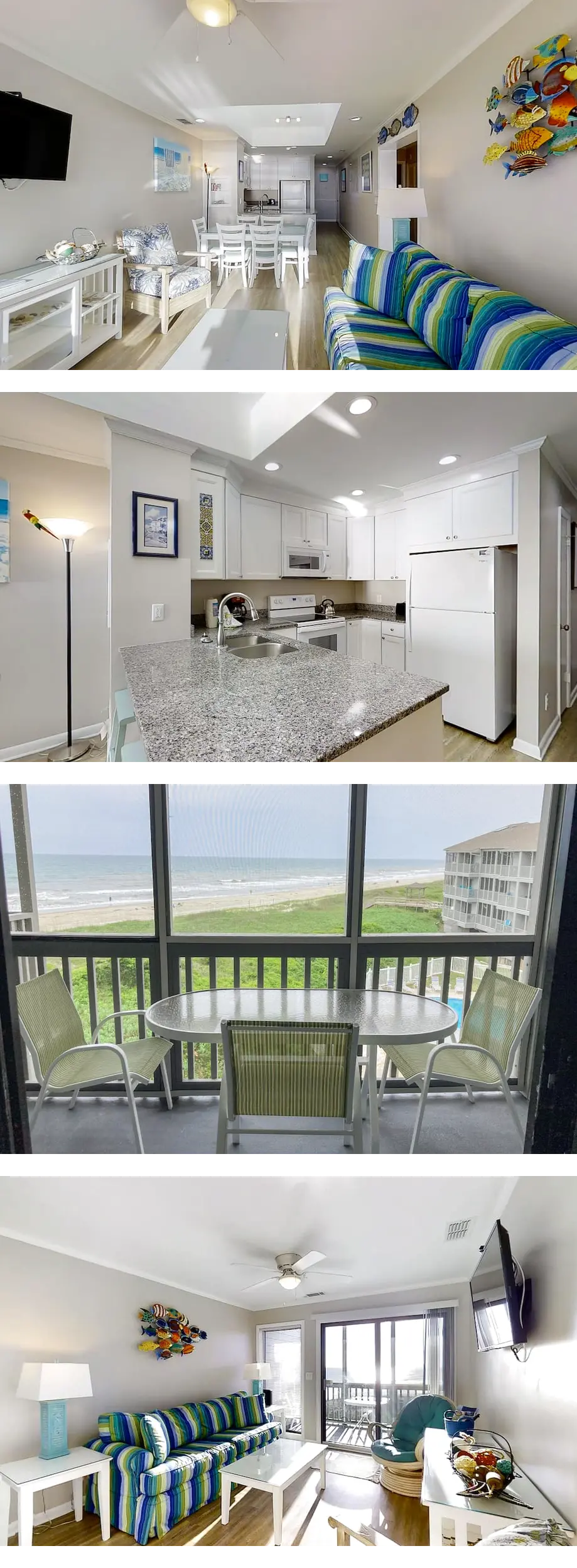 3rd-Floor Beachfront Condo w/Excellent V...