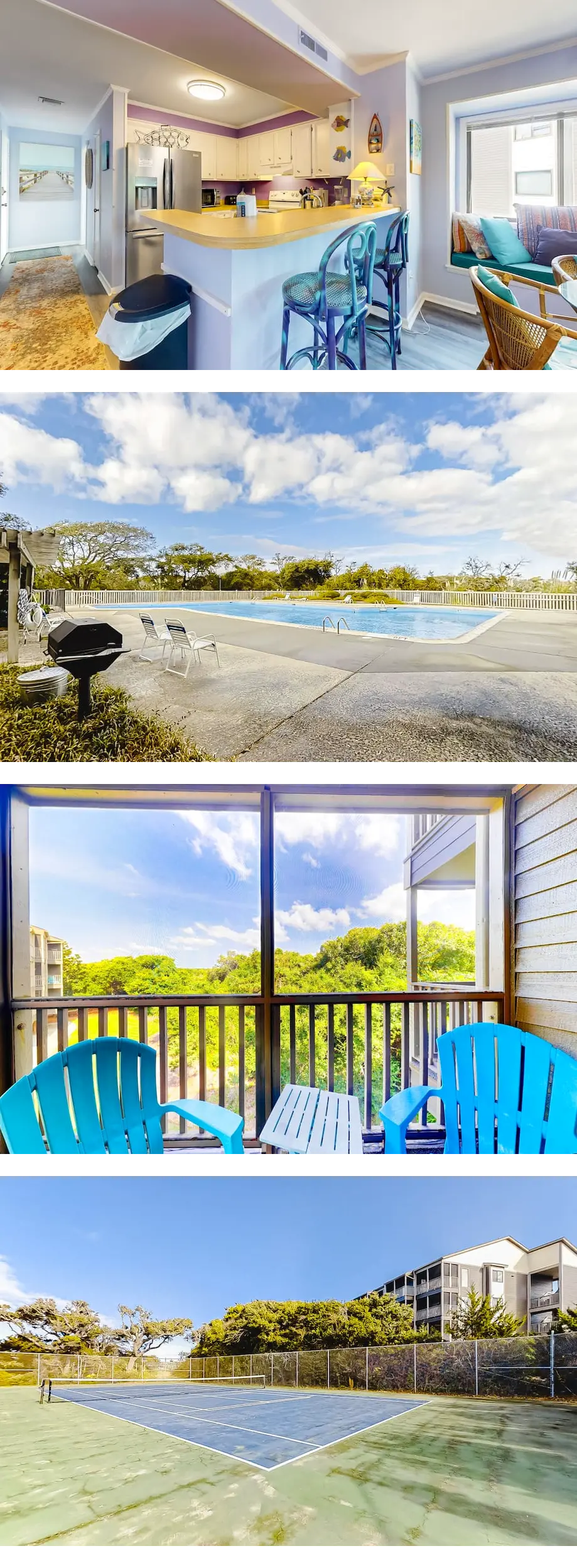 Bright Condo with WiFi, W/D, Screened Po...