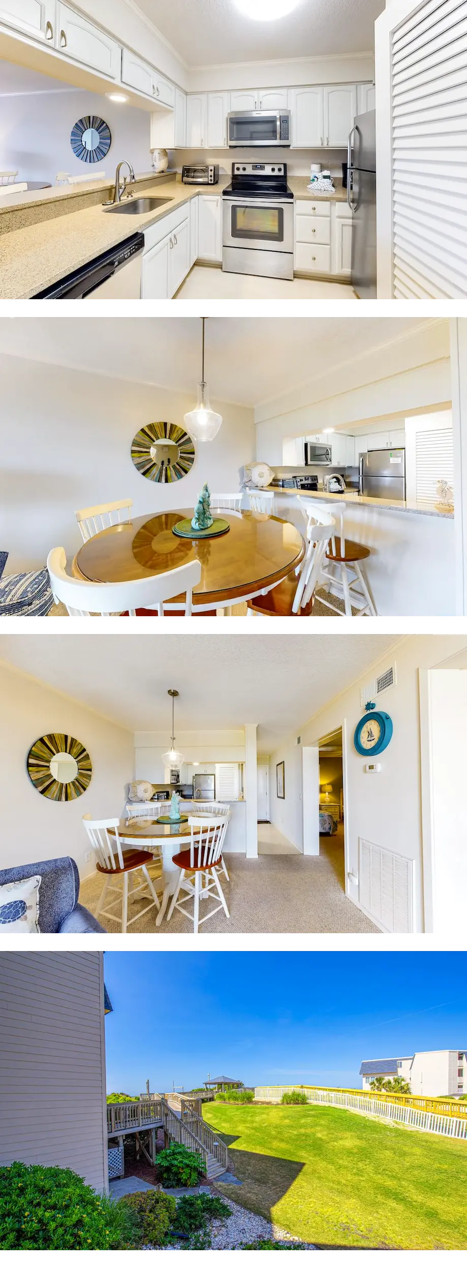 First-floor condo overlooking the courty...