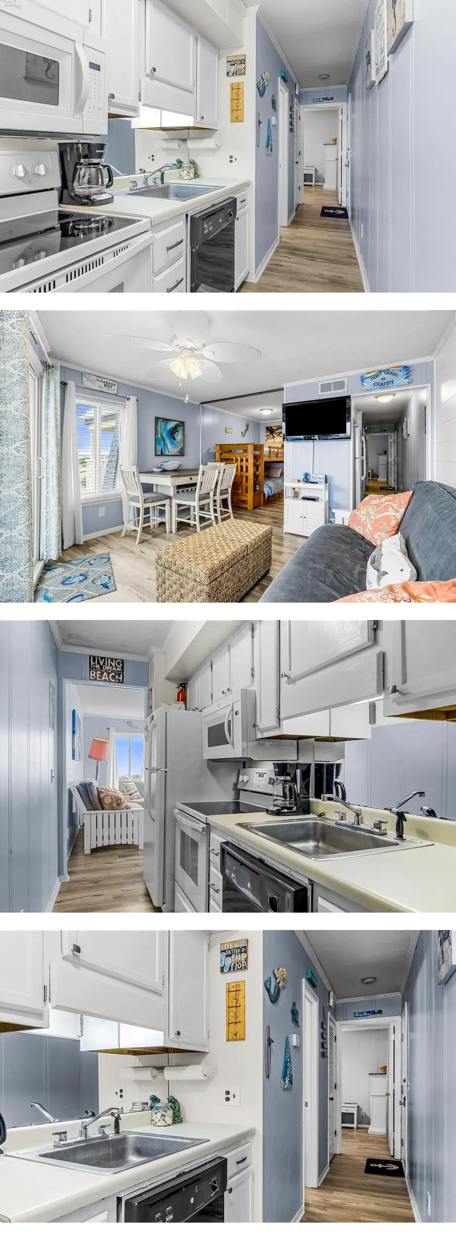 Beachfront home base with ocean-view bal...
