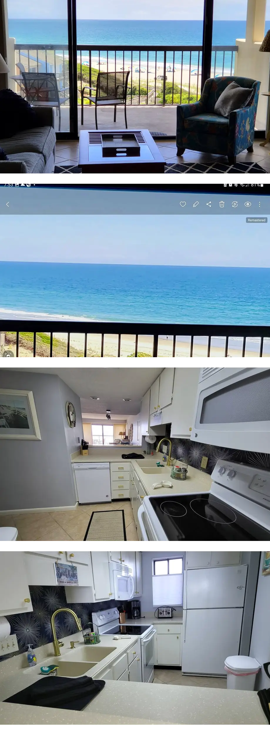 5th Floor View of Beach and Ocean- Full ...