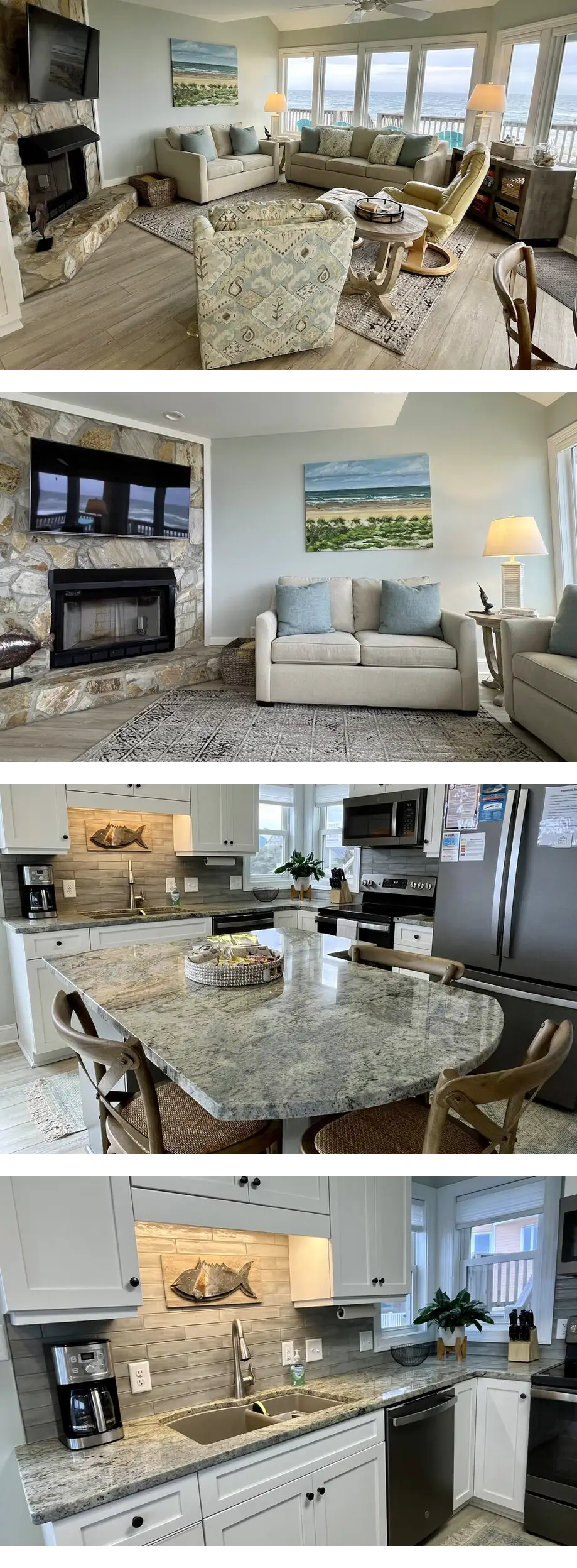 Updated Oceanfront Duplex in Ocean Oaks ...