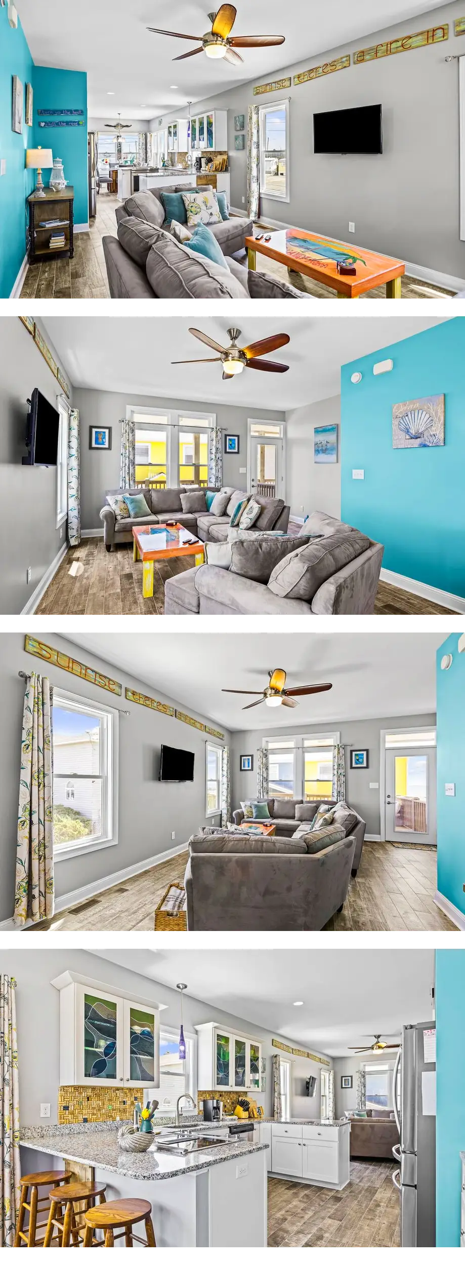 2nd-row duplex with ocean views, decks, ...