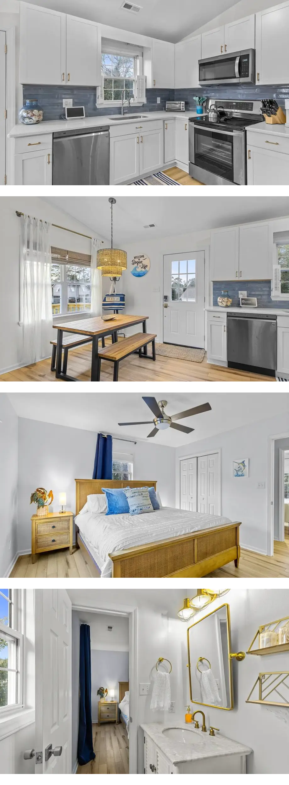 Boho Sound-side Bungalow- Close to beach...