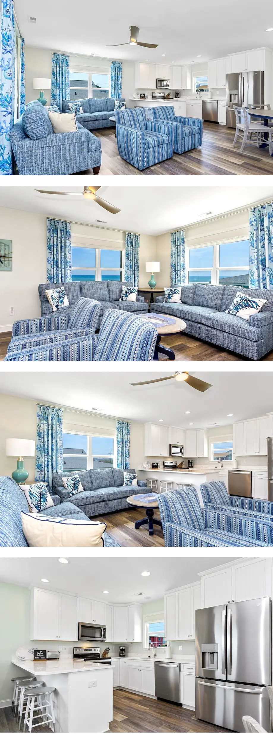 New Oceanfront 4BR, 4.5B home with stunn...