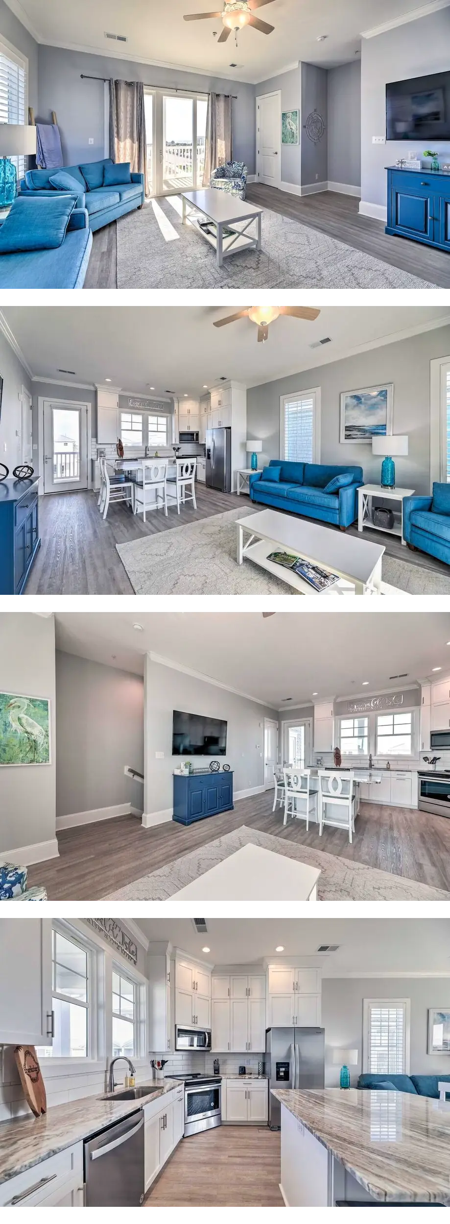Chic Emerald Isle Retreat: Ocean Views, Pool, and Steps from Beach & Dining