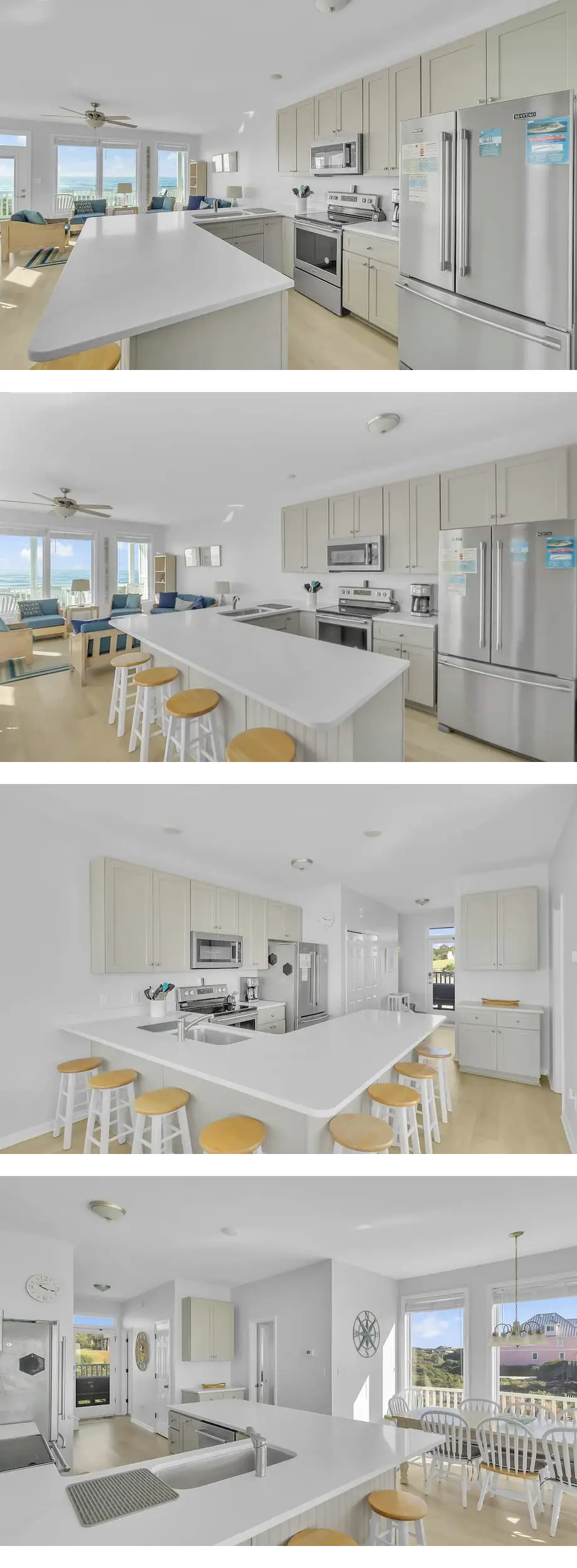4BR Ocean Front Duplex - off Coast Guard...