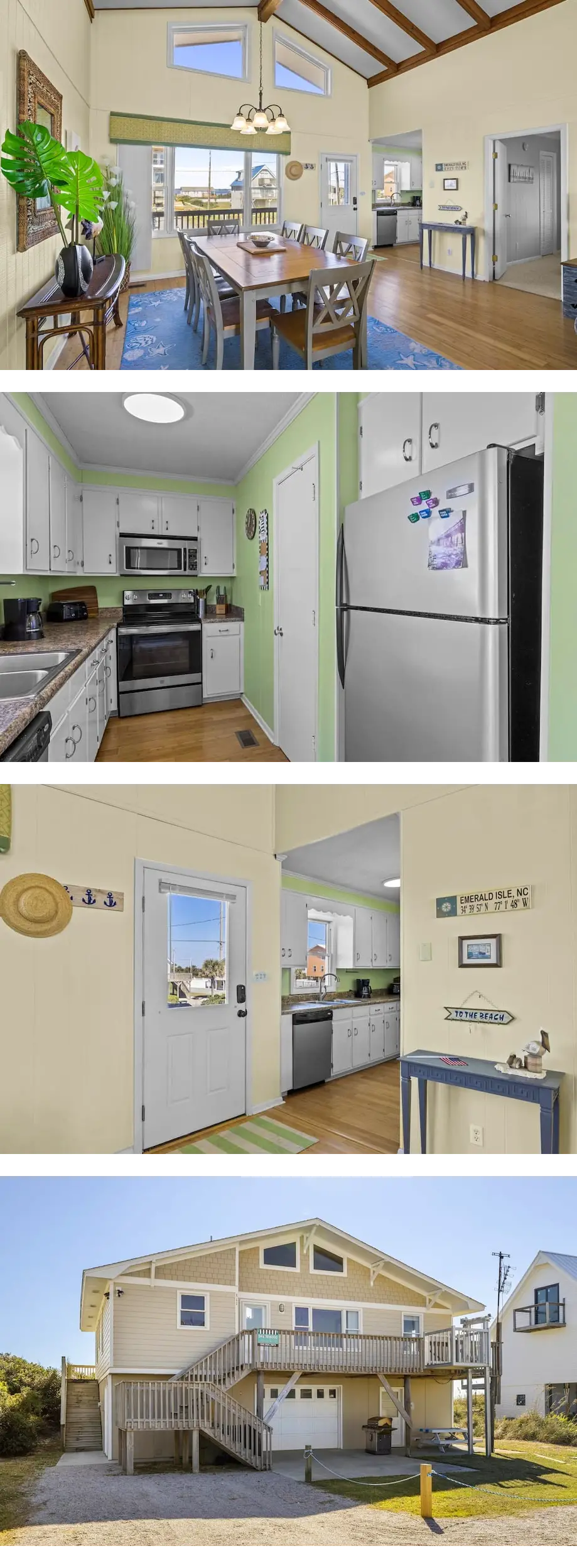 4BR, Ocean Front, Dogs OK - One Level!
