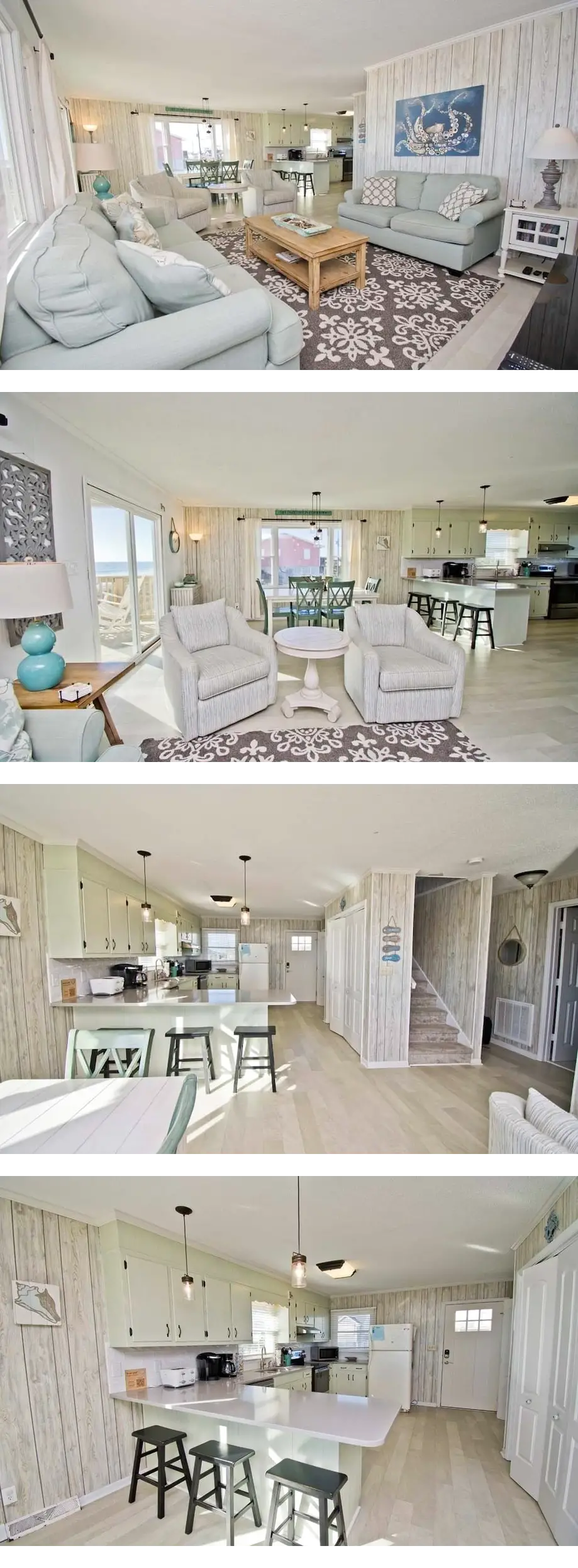 A Wave From it All, Oceanfront Duplex in...